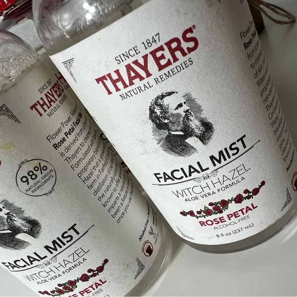 5X THAYERS Rose Petal Alcohol-Free Witch Hazel Facial Mist Aloe Vera Skin Care - Picture 6 of 6